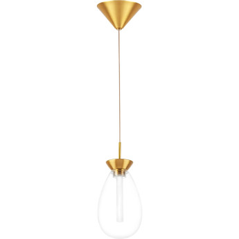 Люстра LIGHTSTAR COLORE 805110 LED 1х4W LM 3000K золото/прозрачный
