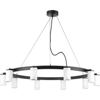 Люстра LIGHTSTAR RULLO черный/белый, LR020360