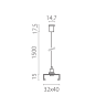 Подвес скрытый LIGHTSTAR QUATTRO 504176-FR2