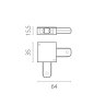 Соединитель трековый LIGHTSTAR BARRA 502127-P однофазный