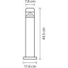 Светильник светодиодный уличный LIGHTSTAR Raggio 376907